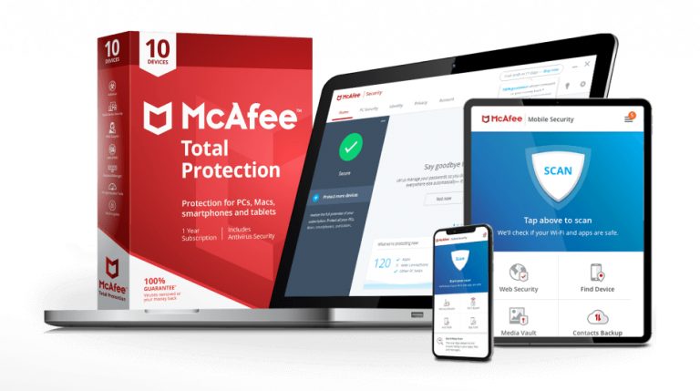 Каква е разликата между McAfee и Total Protection?

