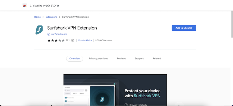 Добавяне на безплатно VPN разширение към браузъра Chrome
