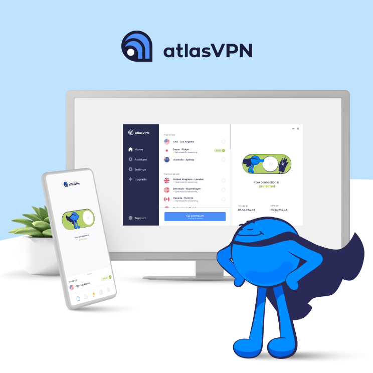 Atlas VPN - безплатна пробна версия на VPN
