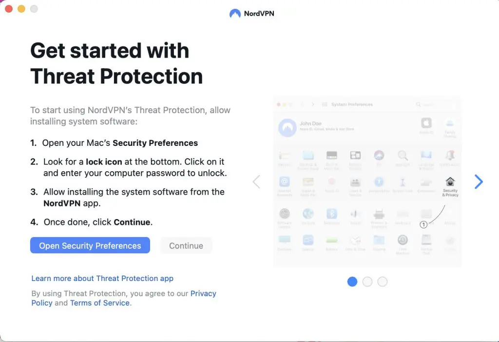 Как да настроите защитата от заплахи на NordVPN
