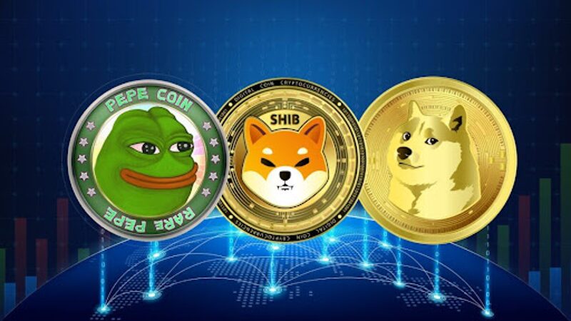 Биткойн скокът предизвиква мания за монети: DOGE, PEPE и SHIB водят!