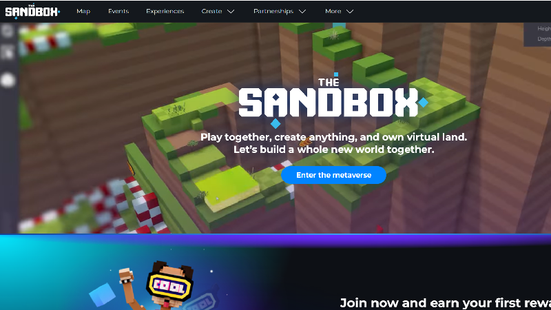 Компания за разработване на блокчейн игри Sandbox
