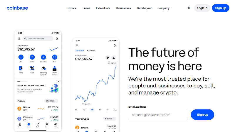 Coinbase p2p криптообмен