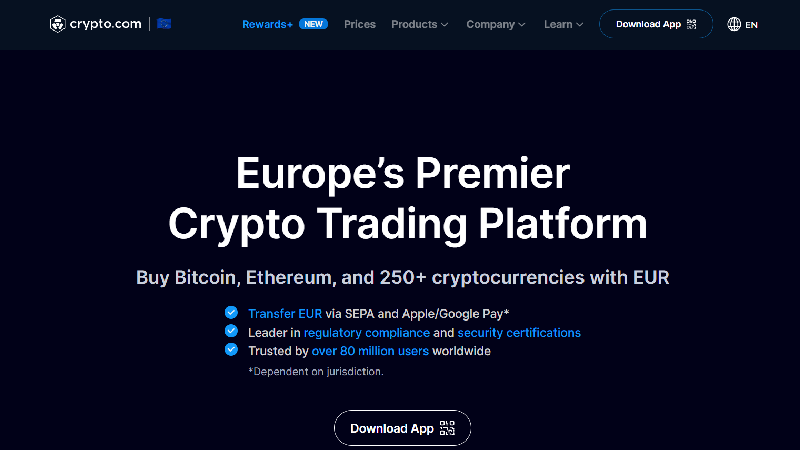 Crypto.com Крипто портфейл