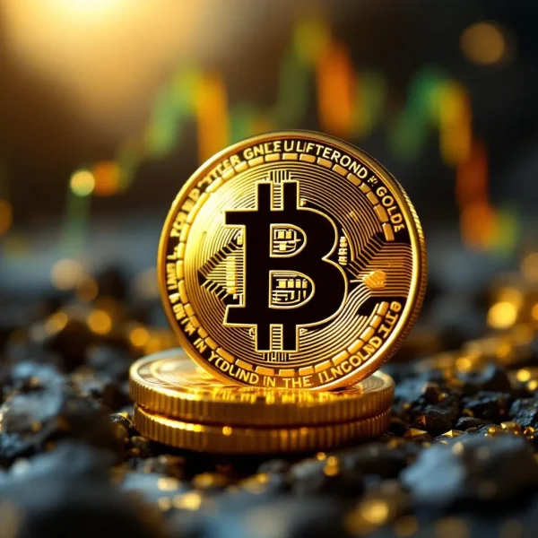 Bitcoin пада към 87 800 долара, докато златото достига нов рекорд